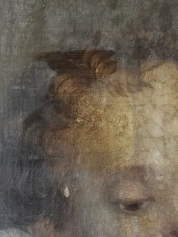 Nettoyage d'un tableau par Christian Daudon