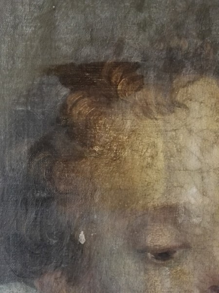 Nettoyage d'un tableau par Christian Daudon