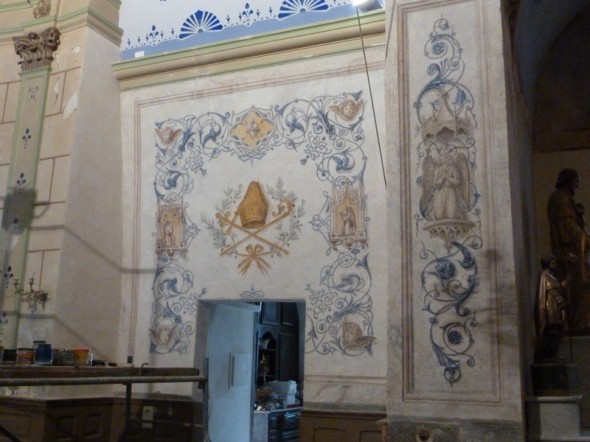 Peintures murales église de Chas 63