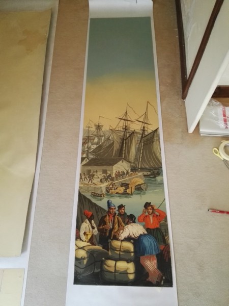 Décors, faux bois, moulages